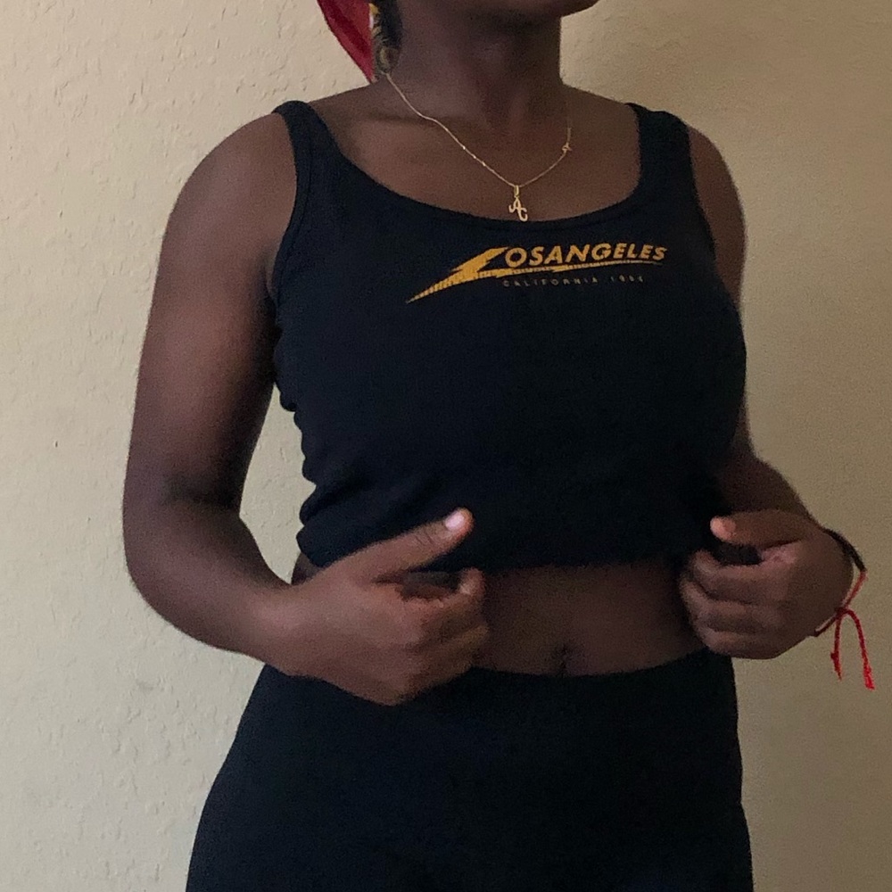 Brandy Meville Black Crop Top !!